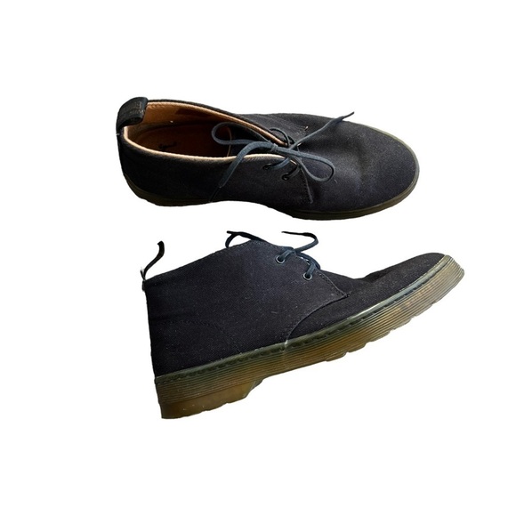 Dr. Martens - Black Daytona Round Toe Lace Up Ankle Desert Boots Sz 8 - Picture 1 of 11